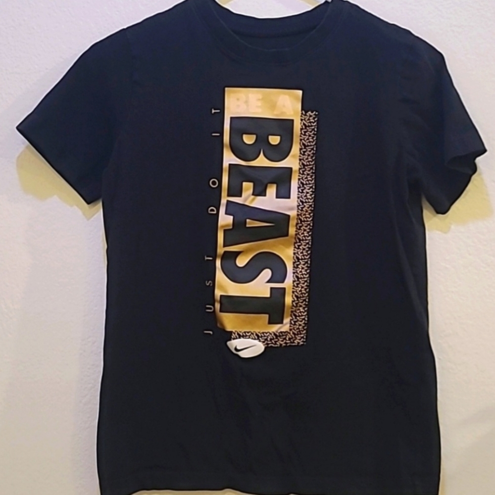 Nike,  L, Black and gold BEAST tee